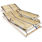 Sleepneo Lattenrost 180x200 cm 42 Latten fertig montiert Kopf & Fuß verstellbar Blauer Engel-Zertifizierung 7-Zonen Traglast ca. 150 kg Birkenschichtholz