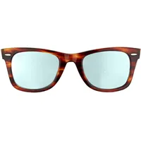 Ray-Ban Wayfarer RB2140 tortoise grey / silver flasch mirrored