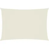 vidaXL Sonnensegel Oxford-Gewebe Rechteckig 2,5x4,5 m Creme