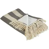 Picknickdecke MOUZA 150 x 200 cm Beige-Grau