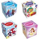 Kleenex Disney Taschentücher-Boxen, verschiedene Designs, 3-lagig, 12 Würfel-Boxen à 48 Tücher