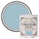 Rust-Oleum Shabby Chic blau Vintage Kreidefarbe für Möbel, wasserbasiert, geruchsarm - Porzelanblau 750ML