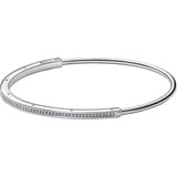 Pandora 592313C01 Damen-Armreif I-D Pavé Silber 925, 19 cm