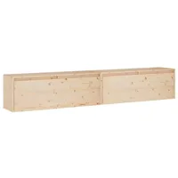 VidaXL Wandschränke 2 Stk. 100x30x35 cm Massivholz Kiefer