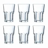 Arcoroc Granity Longdrinkglas, 420ml, Glas, transparent, 6 Stück