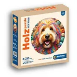 HCM Holzpuzzle - Hund aus Wolle 250 Teile