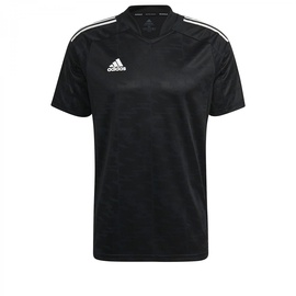 adidas Condivo 21 Primeblue T Shirt, Schwarz Weiß, S EU