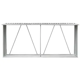 vidaXL Kaminholzregal 330 x 84 x 152 cm braun