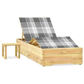 vidaXL Garten-Sonnenliege 198 x 90 x 75 cm Kiefer Imprägniert