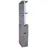 Hti-Living Raumteilerregal 118 cm Grau