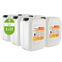 6 x 20 L FLAMBIOL® Bioethanol 96,6% Premium für Ethanolkamin in Kanistern