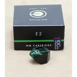 Goldring E2 green MM-Tonabnehmersystem für Plattenspieler, warmer Klang GL0056