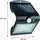 REV Ritter REV Solar LED Butterfly mit Bewegungsmelder 1,5W schwarz