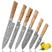 Zayiko Kinone Damastmesser-Set 8-20 cm 6-tlg. grau