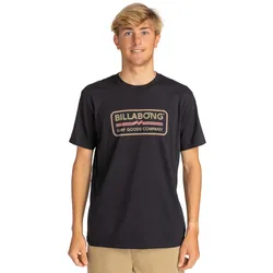 T-Shirt BILLABONG "Trademark", Herren, Gr. XL, schwarz, 100% Baumwolle, Kurzarm, Shirts