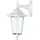 EDM Laterne Aluminium/Glas Ø19,5X21X32 cm 60 W E27 IP44 Weiß