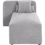 Home Affaire Ottomane HOME AFFAIRE "Sundstrup", grau, B:100cm H:76,5cm T:153cm, 100% Polyester, Sofas, Ottomane, Modulserie, individuelle Zusammenstellung