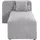 Home Affaire Ottomane HOME AFFAIRE "Sundstrup", grau, B:100cm H:76,5cm T:153cm, 100% Polyester, Sofas, Ottomane, Modulserie, individuelle Zusammenstellung