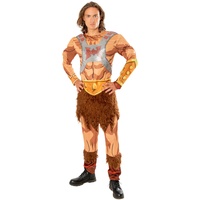 Rubies He-Man Deluxe Kostüm für Erwachsene, Jumpsuit mit Muskelbrust digital bedruckt, offizielles Masters Of The Universe für Karneval, Halloween, Weihnachten und Geburtstag