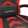 vidaXL Gaming-Stuhl Schwarz und Rot PC