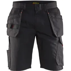 Service Shorts mit Nageltaschen "1494" - C52 - schwarz/rot