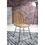 SIT Rattanstuhl Rattan Vintage (Set, 2 St), Shabby Chic, Vintage beige