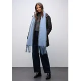 STREET ONE Damen, 5706616 Kuscheliger Schal, frosted Blue, Einheitsgröße - Einheitsgröße