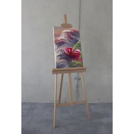 KOMAR Canvasbild Blossom Wave - 60 cm - Bild Auf Keilrahmen - Vintage Und Retro