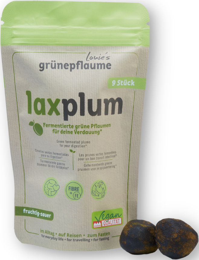 Laxplum fermentierte grüne Pflaumen 9 St