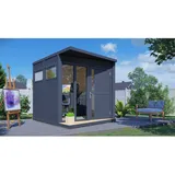 BERTILO Gartenhaus Concept Office 297 cm x 234 cm Anthrazit