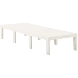 vidaXL Sonnenliege 195 x 65 x 32 cm Weiß