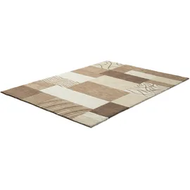 THEKO Wollteppich ¦ braun ¦ Wolle ¦ Maße (cm): B: 300 H: 1,2