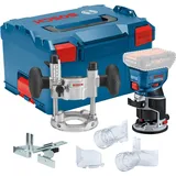 Bosch Professional GKF 18V-8 Akku-Kantenfräse solo inkl. L-Boxx + Zubehör (06016C2003)