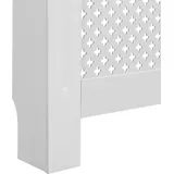 vidaXL Heizkörperabdeckung Weiß 152x19x81,5 cm MDF