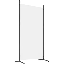 vidaXL Paravent Weiß 175x180 cm Stoff