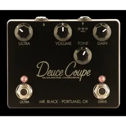 Mr Black Pedals Deuce Coupe Dual-Mode Overdrive Supreme Deuce Coupe - Old School Laser