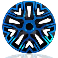 NRM Radkappe Radzierblende NRM THE BEST 16 Zoll BICOLOR blau/schwarz, 16 in Zoll, (4-St) blau|schwarz