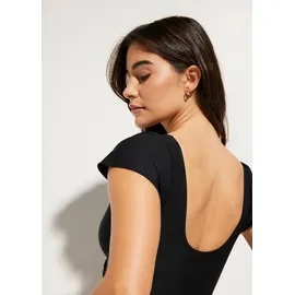 bonprix Badeanzug Damen Schwarz 48