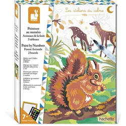 JANOD Malen nach Zahlen „Waldtiere“ – Farbgefühl & Geduld fördern ab 7 Jahren