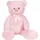 Brubaker XXL Teddybär 100 cm Rosa mit einem Lieblingsmensch Herz Stofftier Plüschtier Kuscheltier