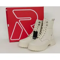 Rieker Revolution Damen Outdoor-Boots Schnürstiefelette hellbeige mit seitlichem Reißverschluss 42 - Beige - 42