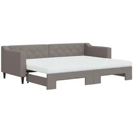 vidaXL Tagesbett 80 x 200 cm Taupe