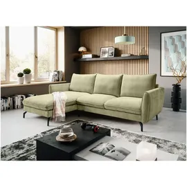 xonox Eckcouch Polyester L-Form 3-Sitzer Grün