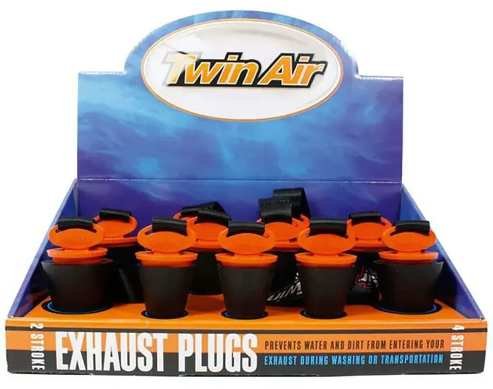 Twin Air 5x2t/6x4t Schalldämpfer-stecker 11 Einheiten - Black / Orange - One Size