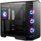 MSI MAG Pano 100R PZ Midi Tower Gaming Gehäuse, Seitenfenster, Schwarz