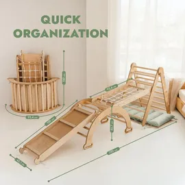 goodevas Kletterbogen 5-in-1 Grün