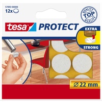 Tesa Protect Filzgleiter rund 22mm White