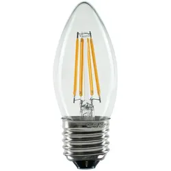 E27 LED Kerze E27 klar warmweiß