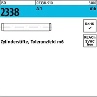 Industrial Quality Supplies ISO 2338 Zylinderstifte 1.4305 10 m6