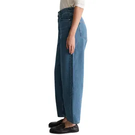 Marc O'Polo Marc OߴPolo DENIM "aus reiner Baumwolle", Damen, Jeanshose Cropped Barrel-Jeans, blau, medium Blue Multi 51), W29/L32 - 29W / 32L